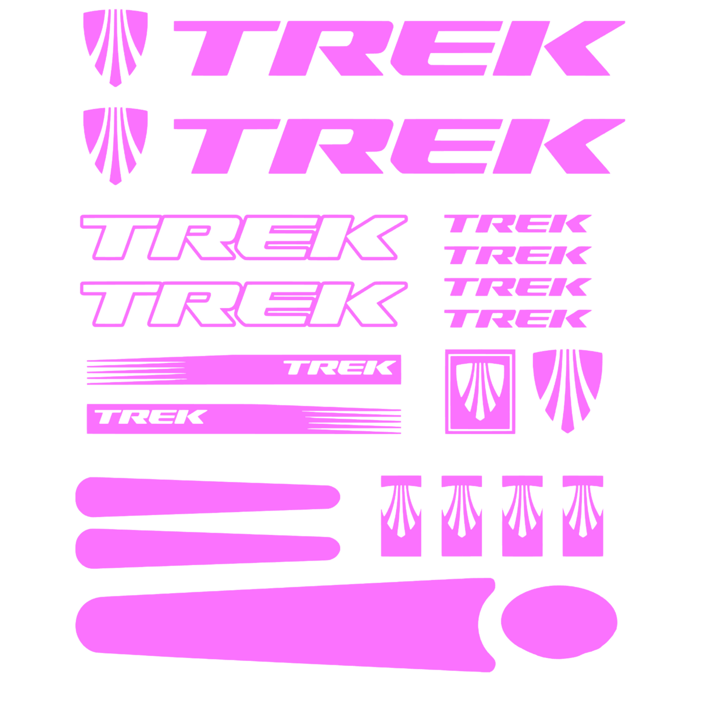 Set 22 stickere decorative bicicleta TREK