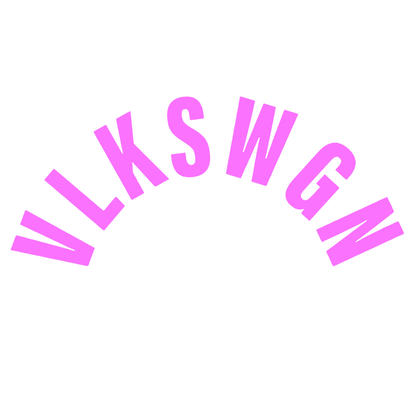 Sticker auto pentru luneta Volkswagen, V L K S W G N