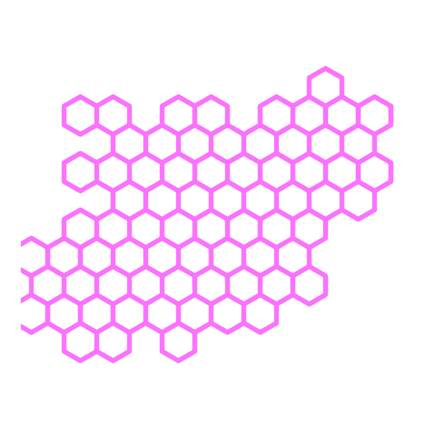 Sticker auto moto decorativ,, rezistent la apa, model hexagon