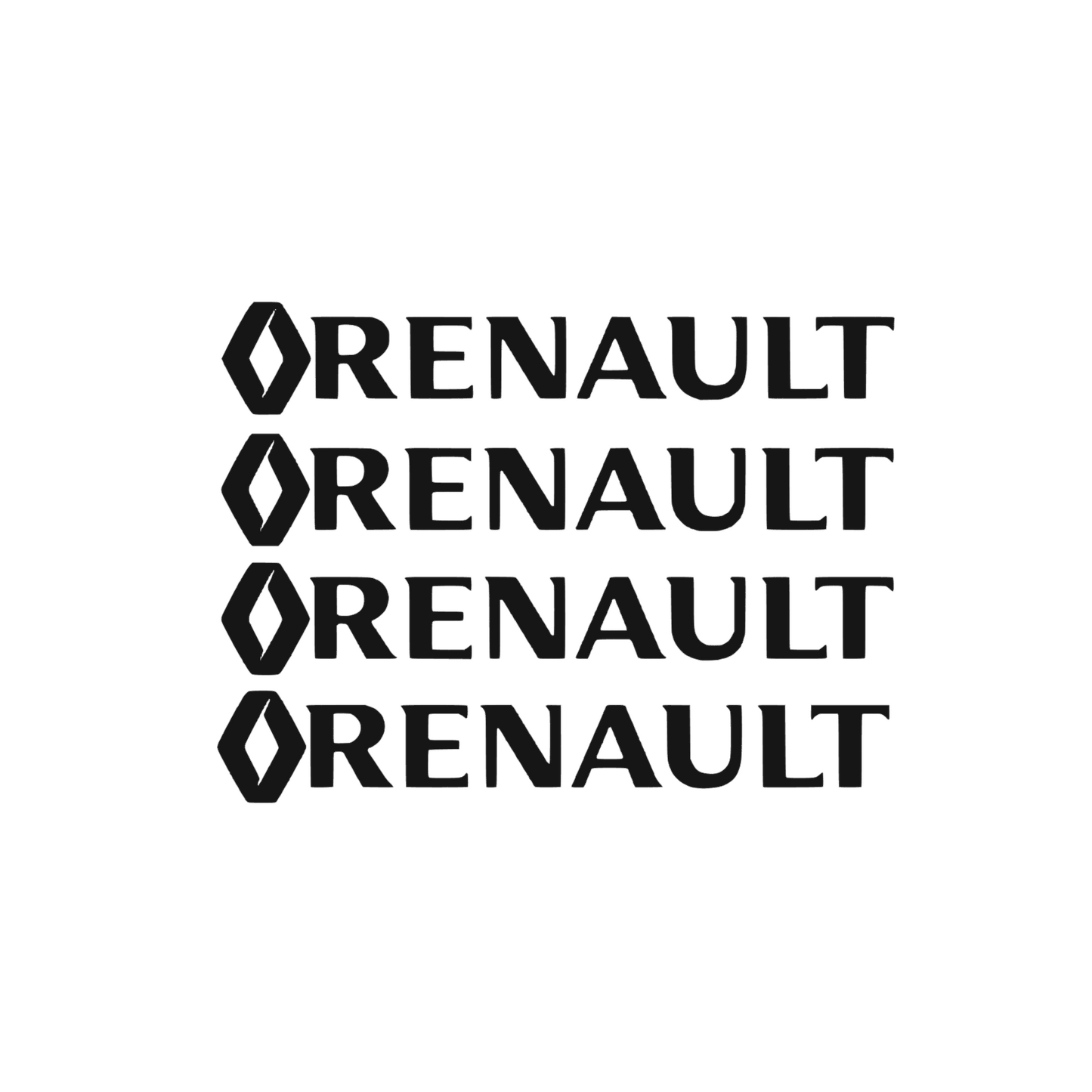 Set stickere auto - manere usa - Renault