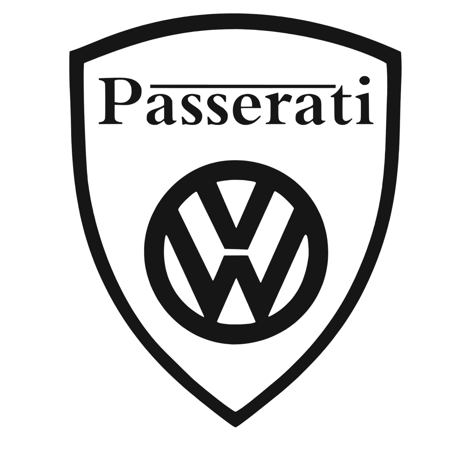 Sticker Auto Volkswagen Passat Vw ''passerati''