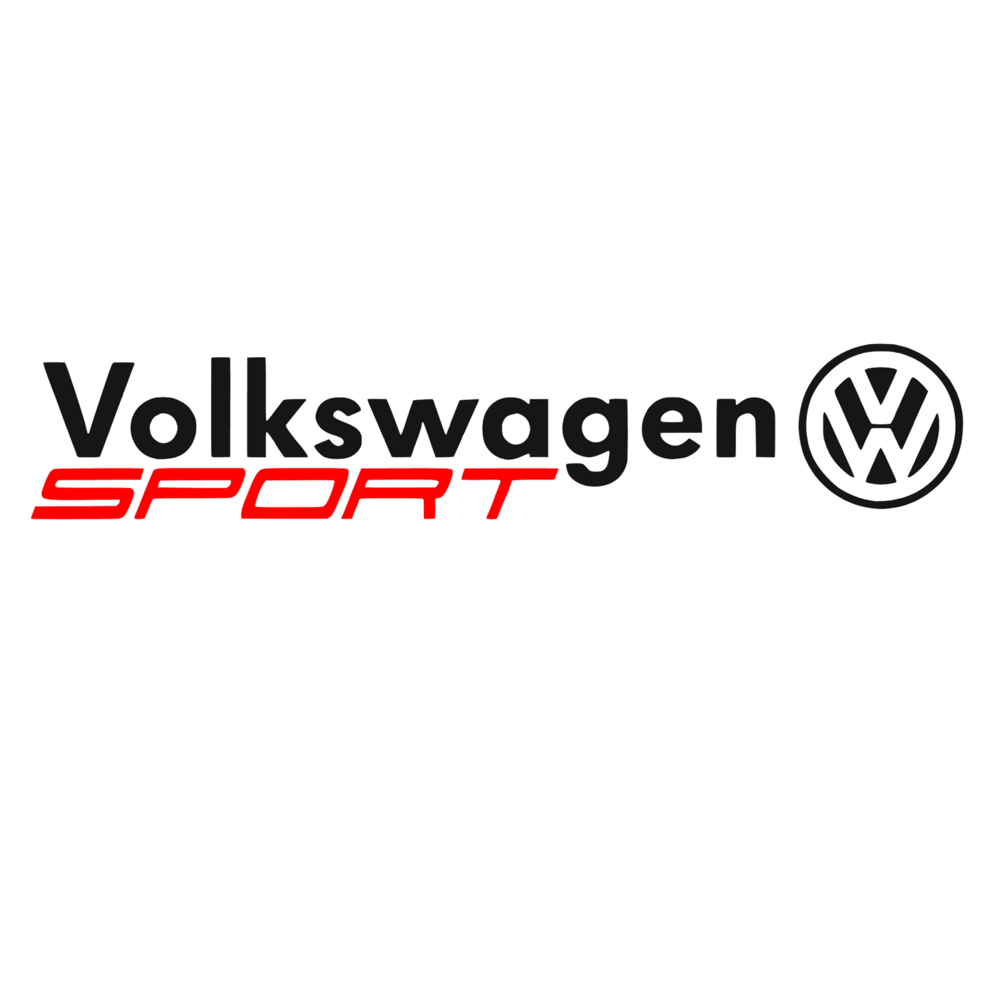 Sticker Auto Volkswagen sport Vw