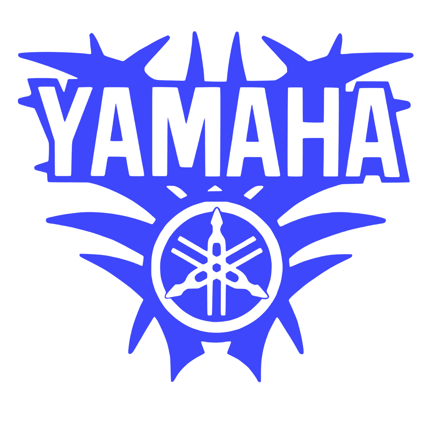 Sticker decorativ auto, moto, Yamaha, pentru rezervor