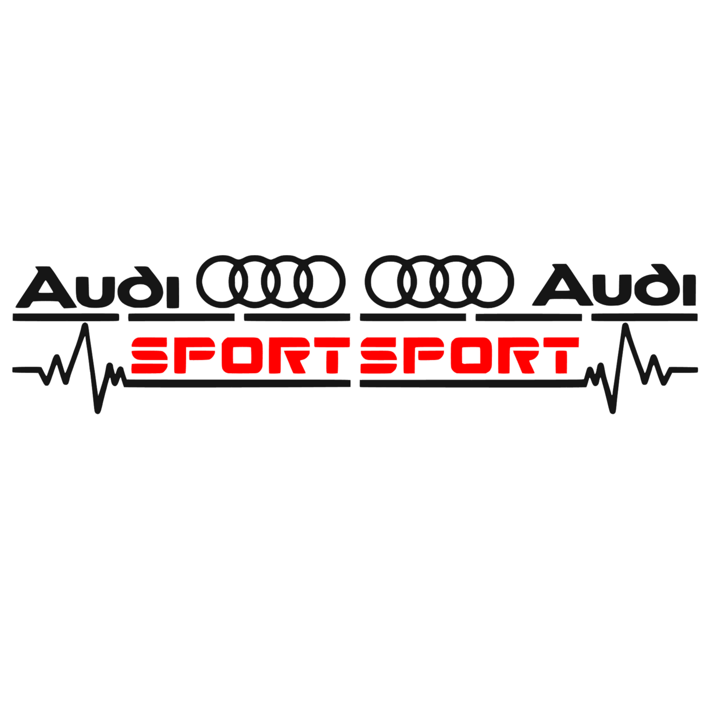 Set Sticker Auto Audi geam lateral