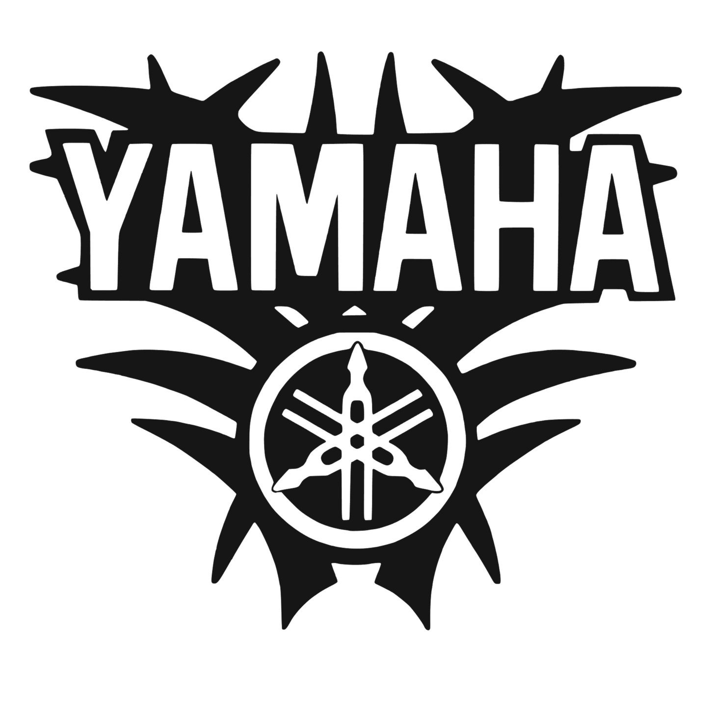 Sticker decorativ auto, moto, Yamaha, pentru rezervor