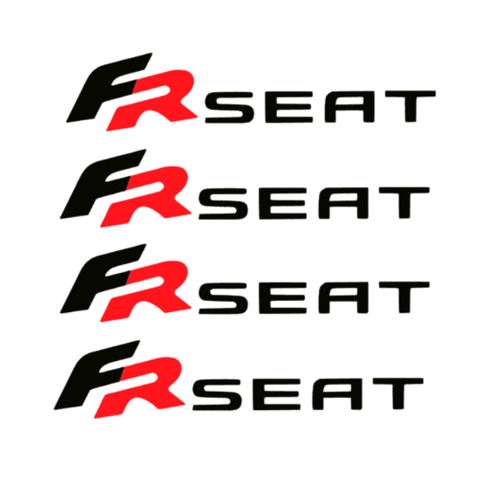 Set 4 stickere tip Seat FR