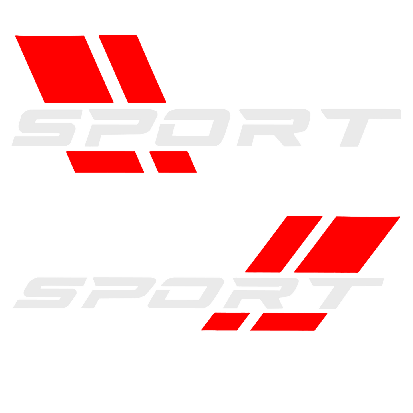 Set stickere laterale auto, model Sport, rezistente la apa si UV