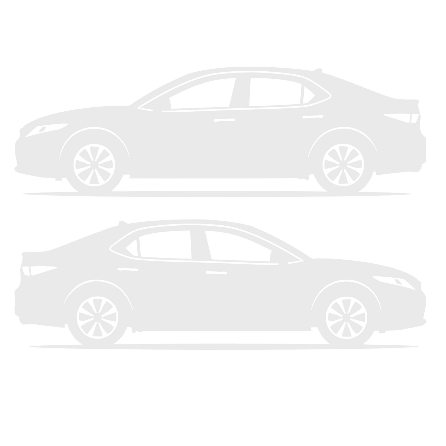 Set 2 stickere rezistente, stanga si dreapta, Toyota Camry 2022