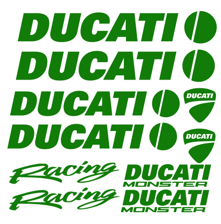 Set 10 Stickere Ducati