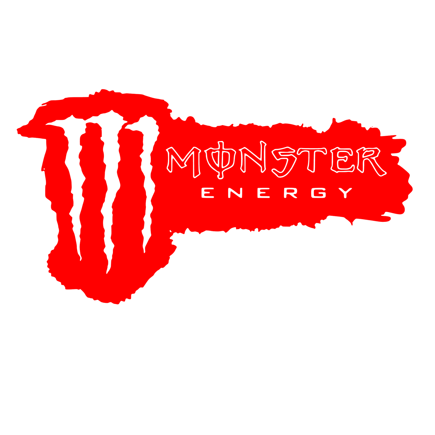 Sticker decorativ rezistent, tip Monster Energy