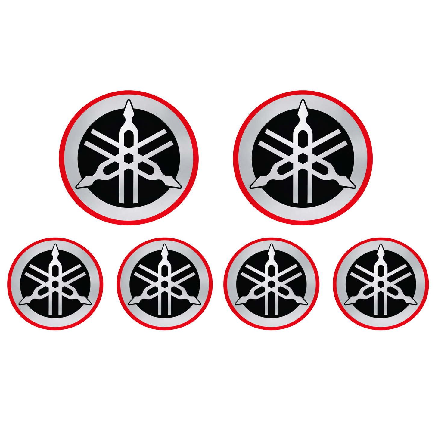 Set 6 stickere decorative, rezistente Yamaha