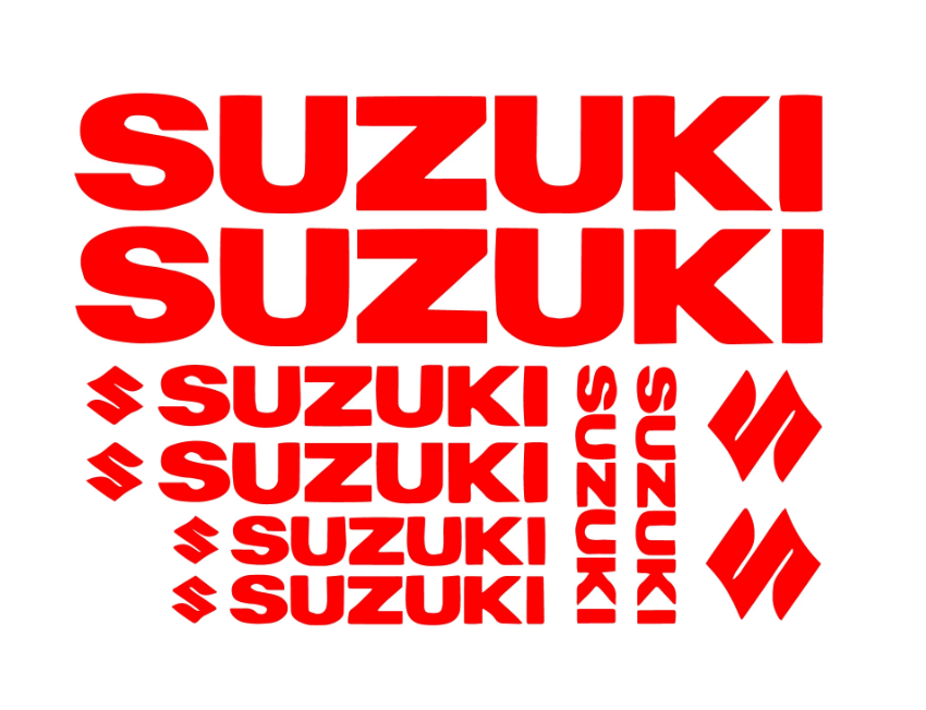Set 10 stickere SUZUKI