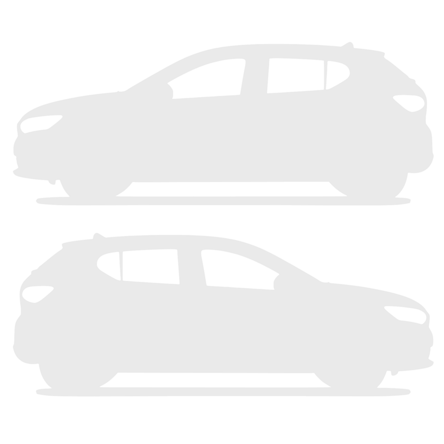Set 2 stickere rezistente, stanga si dreapta, Dacia Sandero 3 2021+