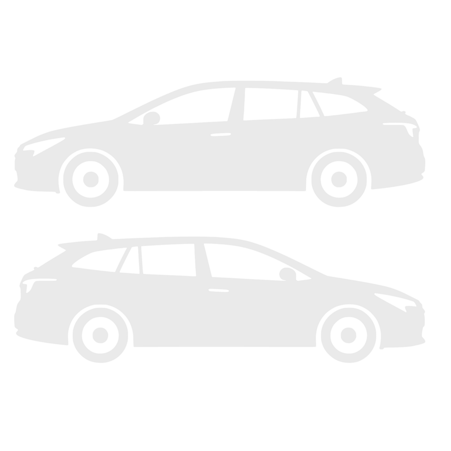 Set 2 stickere rezistente, stanga si dreapta, Corolla Touring, Suzuki Swace
