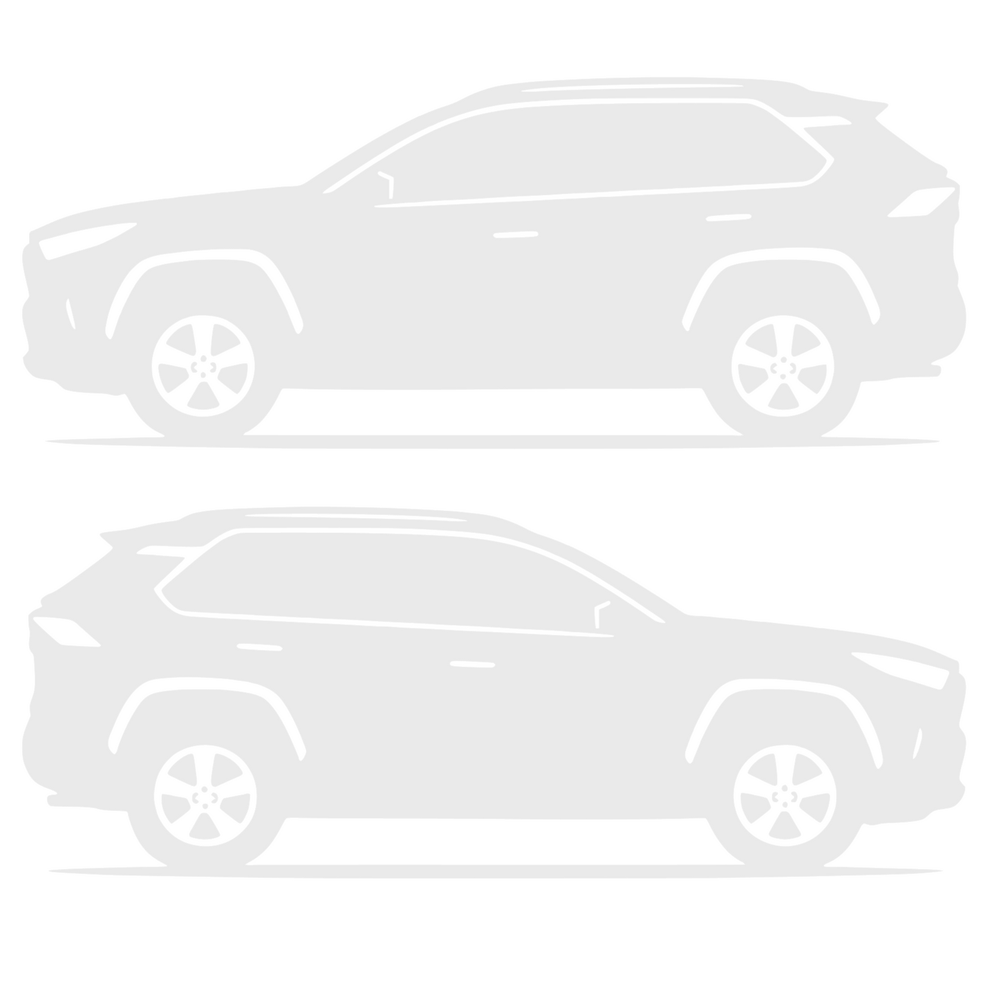 Set 2 stickere rezistente, stanga si dreapta, Toyota Rav4