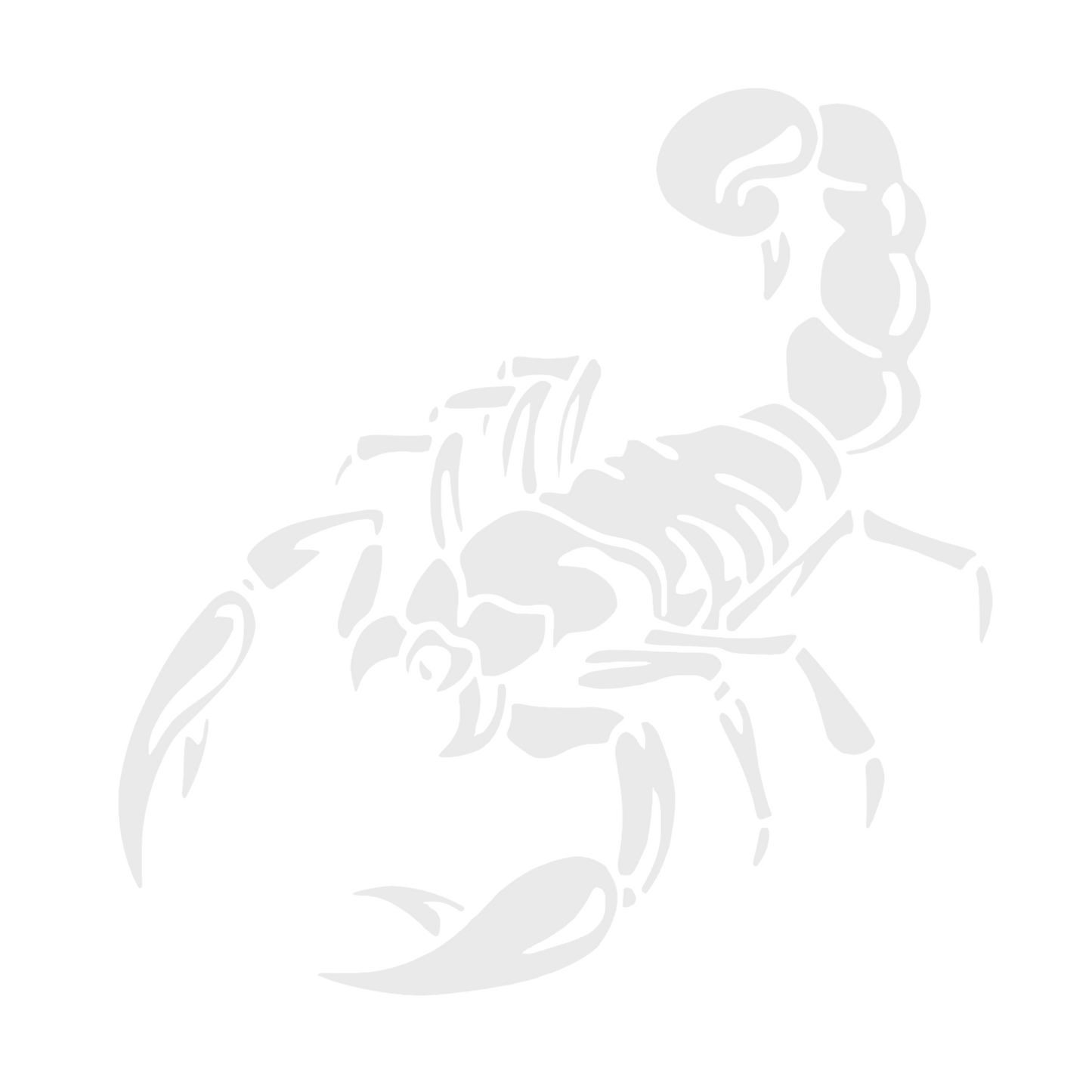 Sticker auto decorativ, rezistent, scorpion