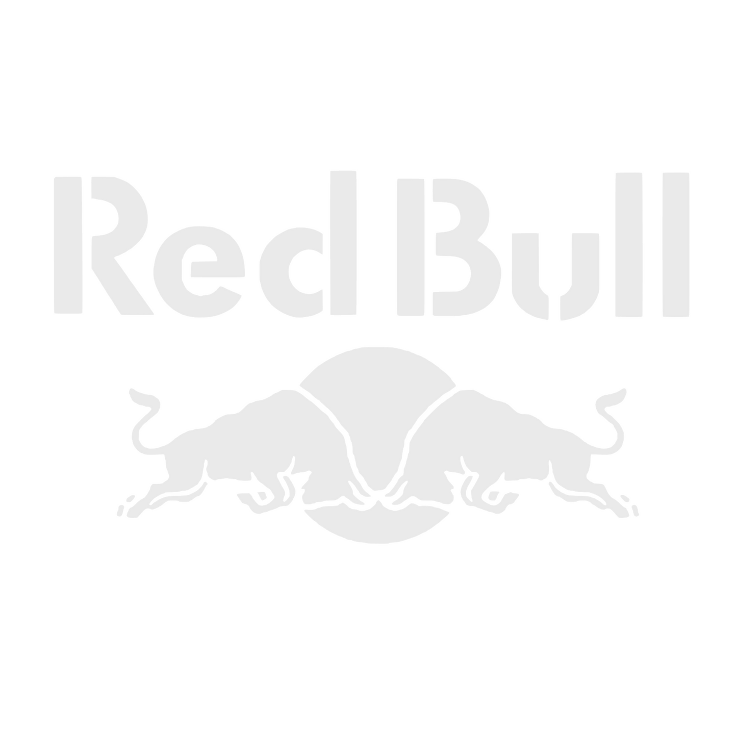 Sticker auto decorativ, rezistent la apa si UV, tip Red Bull