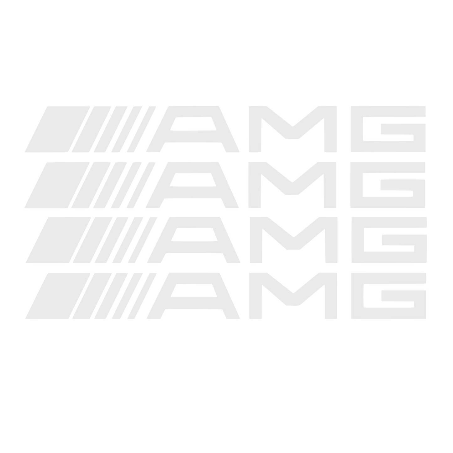 Set 4 sticker auto Mercedes AMG manere - etriere, 12 cm