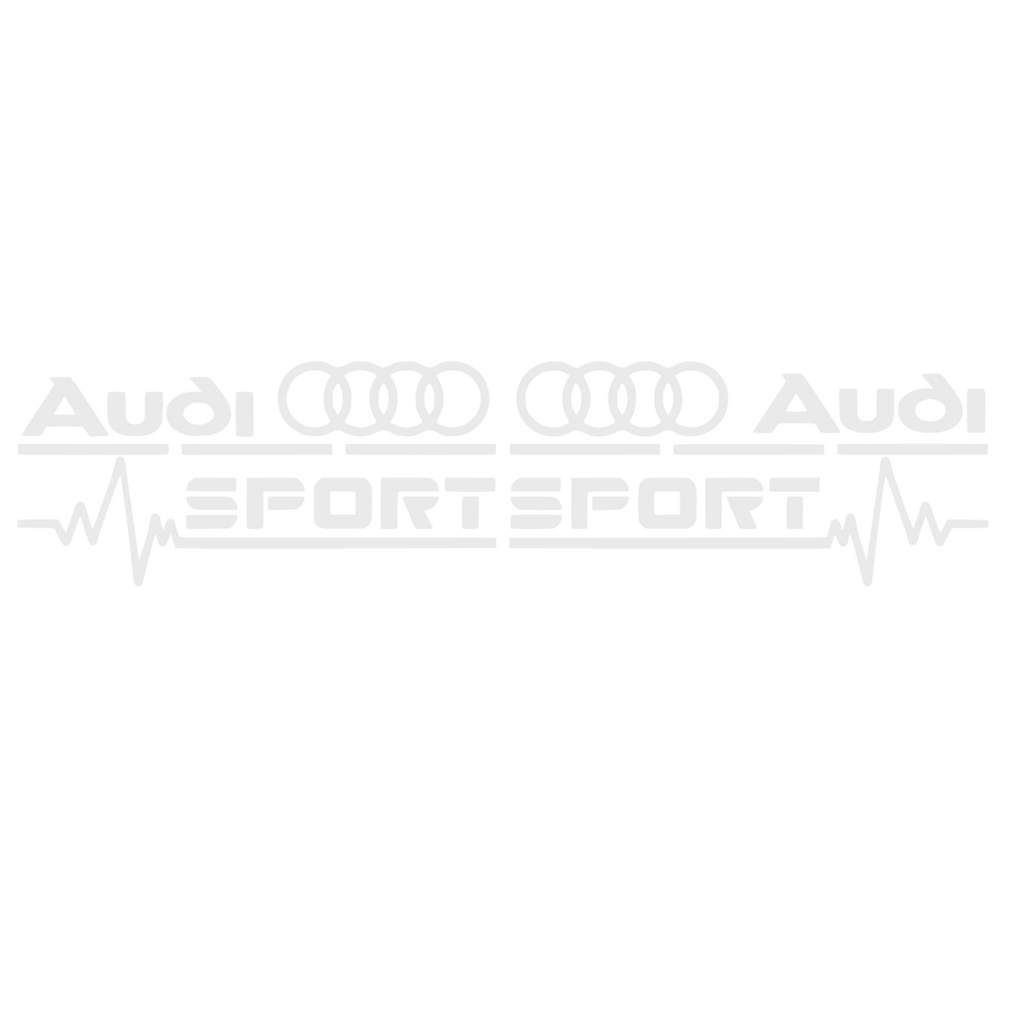 Set Sticker Auto Audi geam lateral