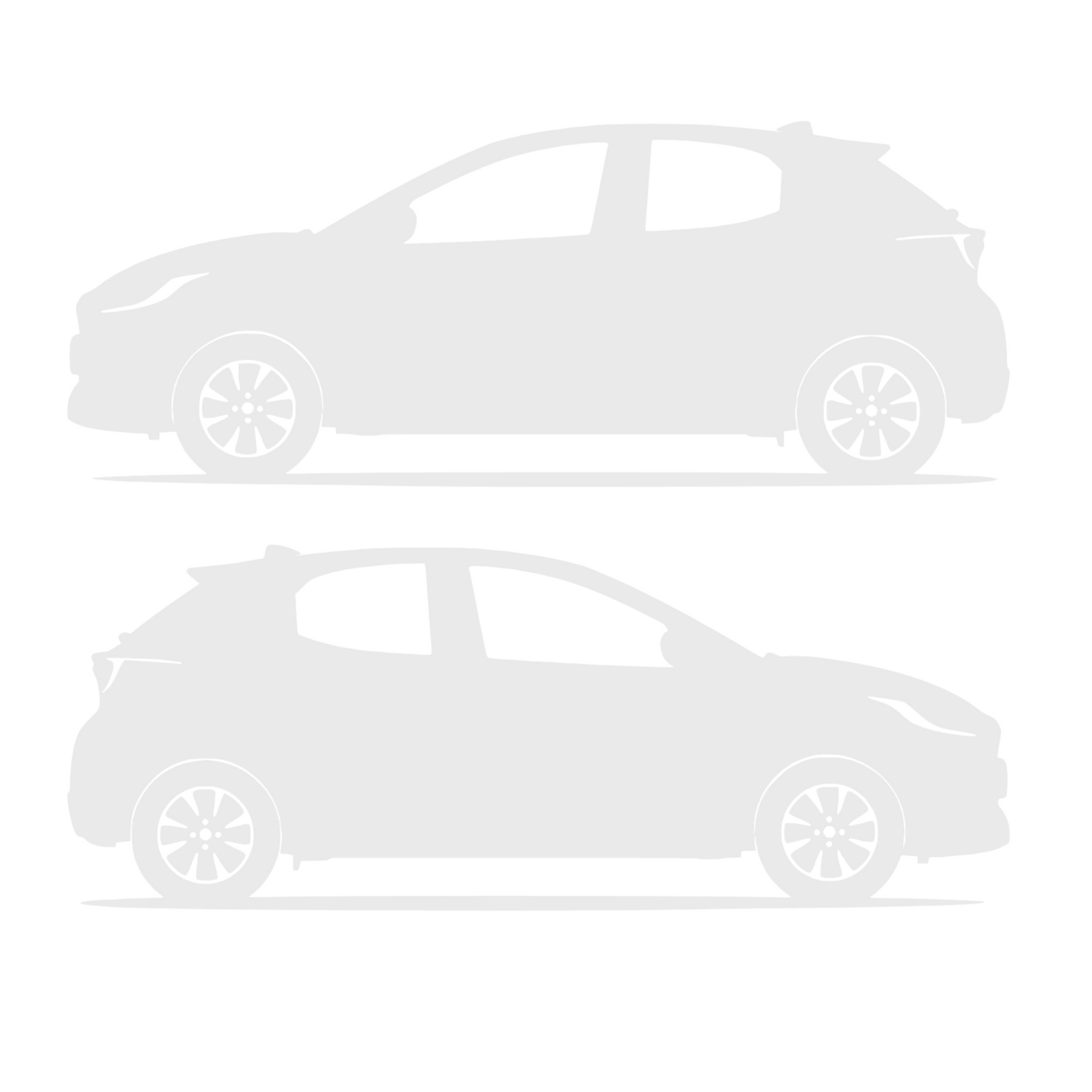 Set 2 stickere rezistente, stanga si dreapta, Toyota Yaris 2022