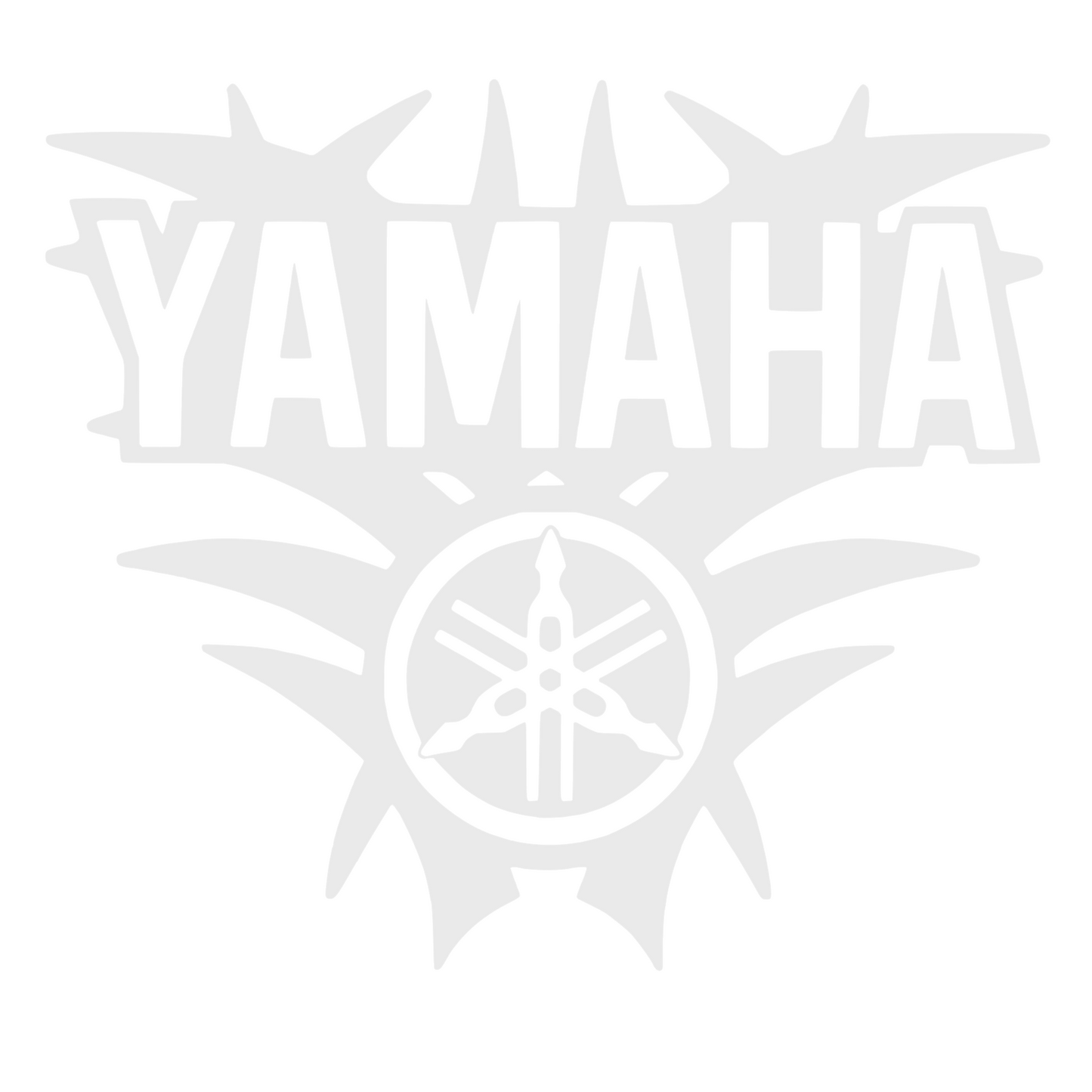 Sticker decorativ auto, moto, Yamaha, pentru rezervor