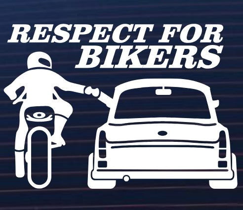 Sticker Respect For Bikers Trabant