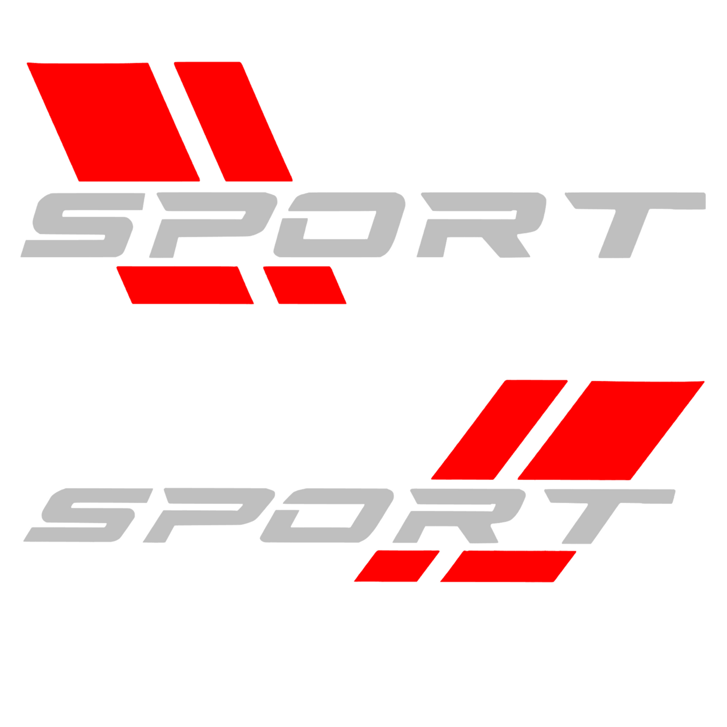 Set stickere laterale auto, model Sport, rezistente la apa si UV
