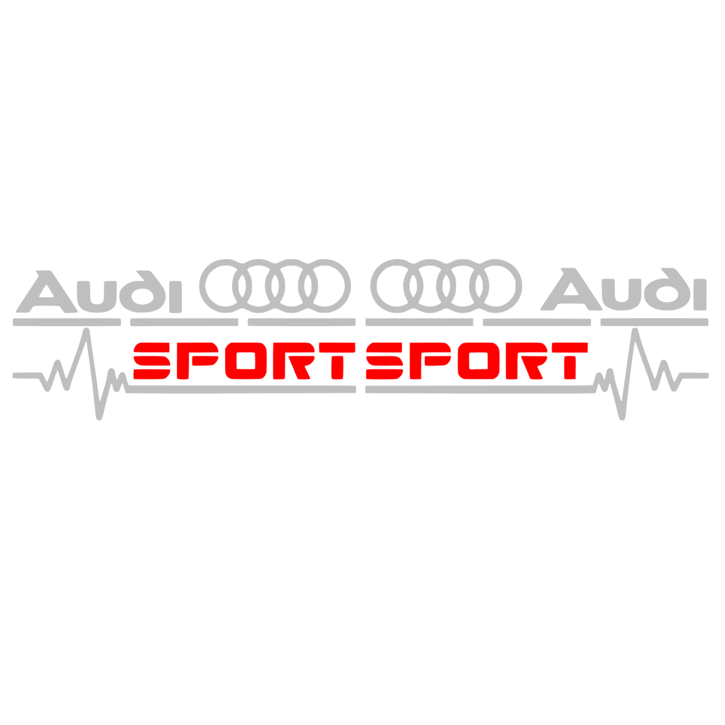 Set Sticker Auto Audi geam lateral