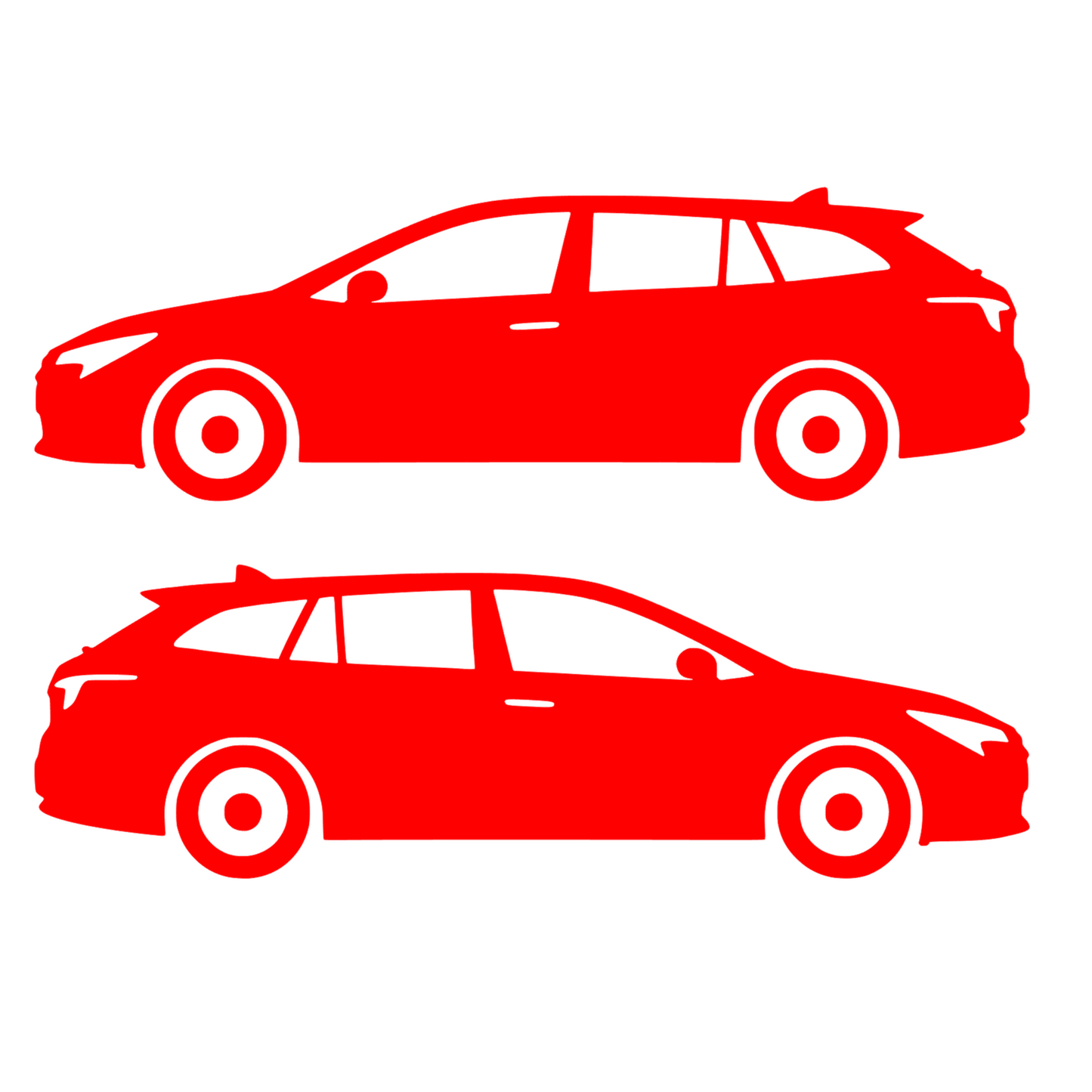 Set 2 stickere rezistente, stanga si dreapta, Corolla Touring, Suzuki Swace