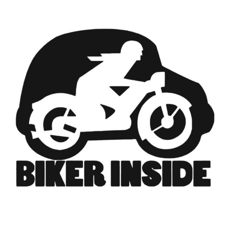 Sticker Biker Inside