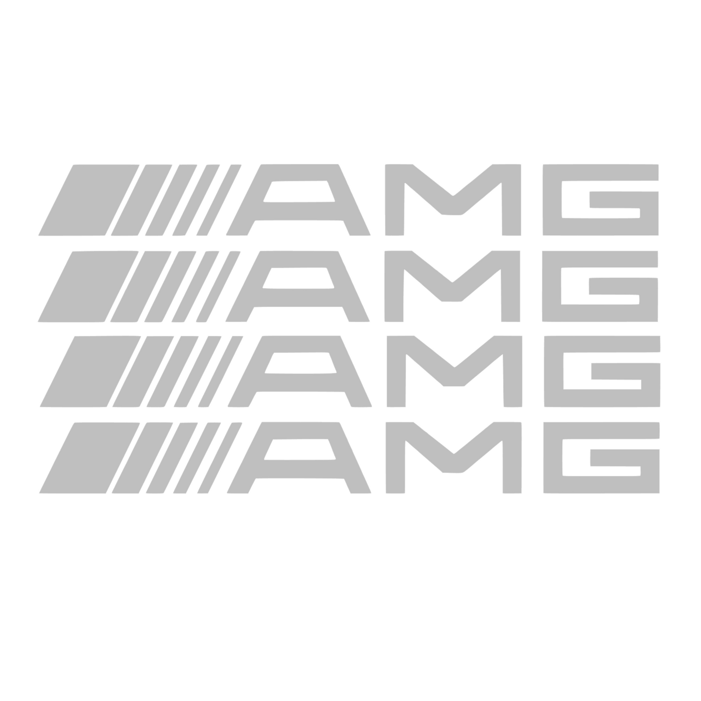 Set 4 sticker auto Mercedes AMG manere - etriere, 12 cm