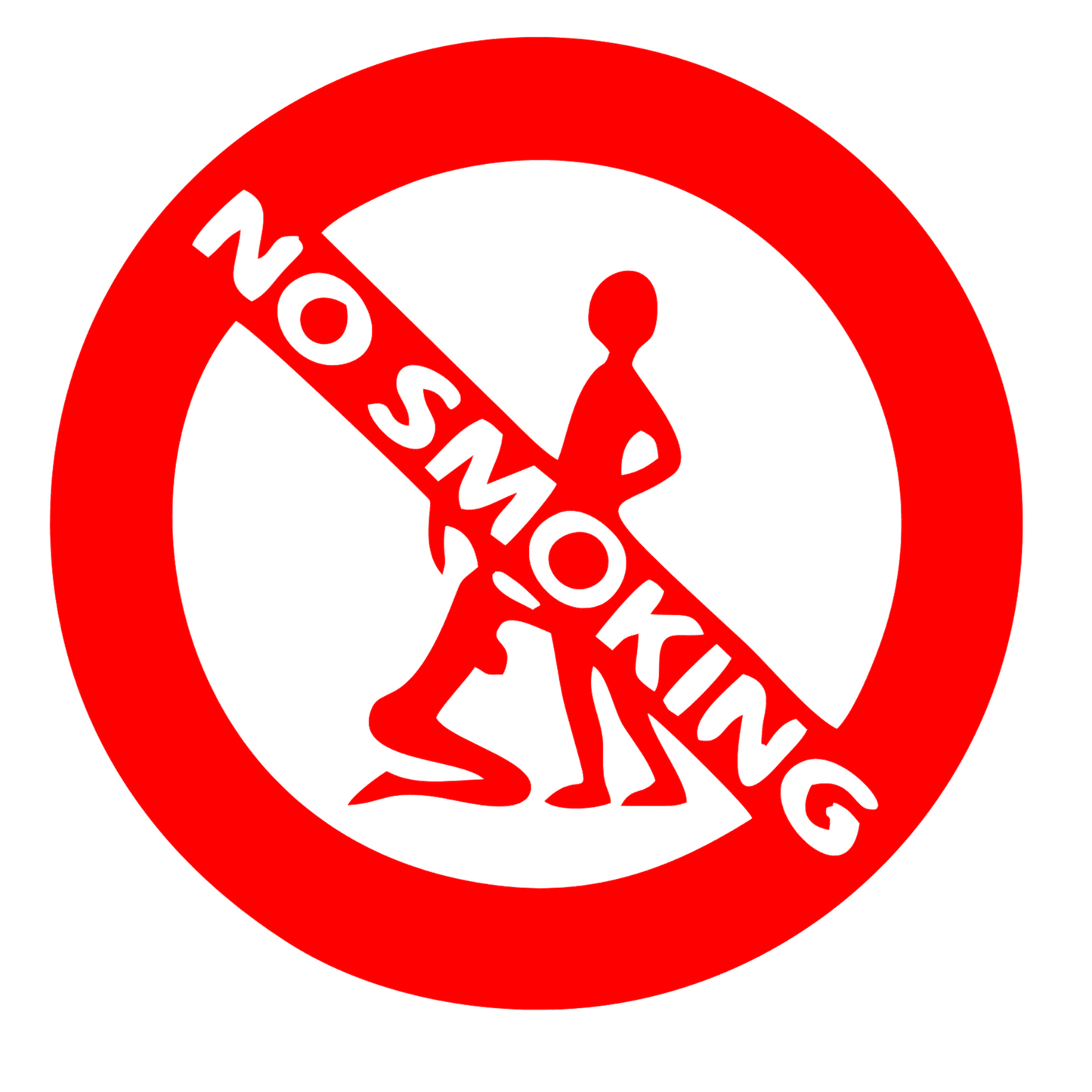 Sticker auto rezistent la apa, No smoke