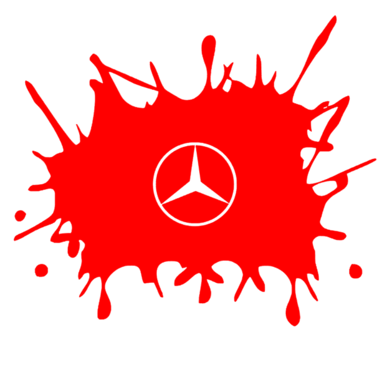 Sticker Pata Mercedes