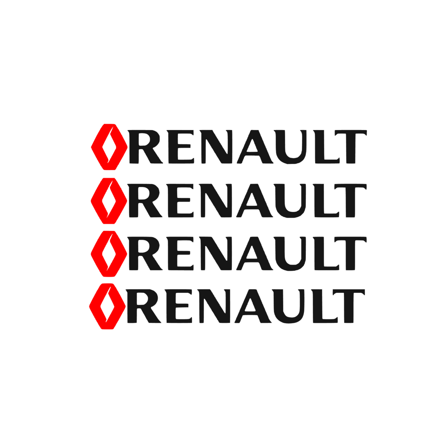 Set stickere auto - manere usa - Renault