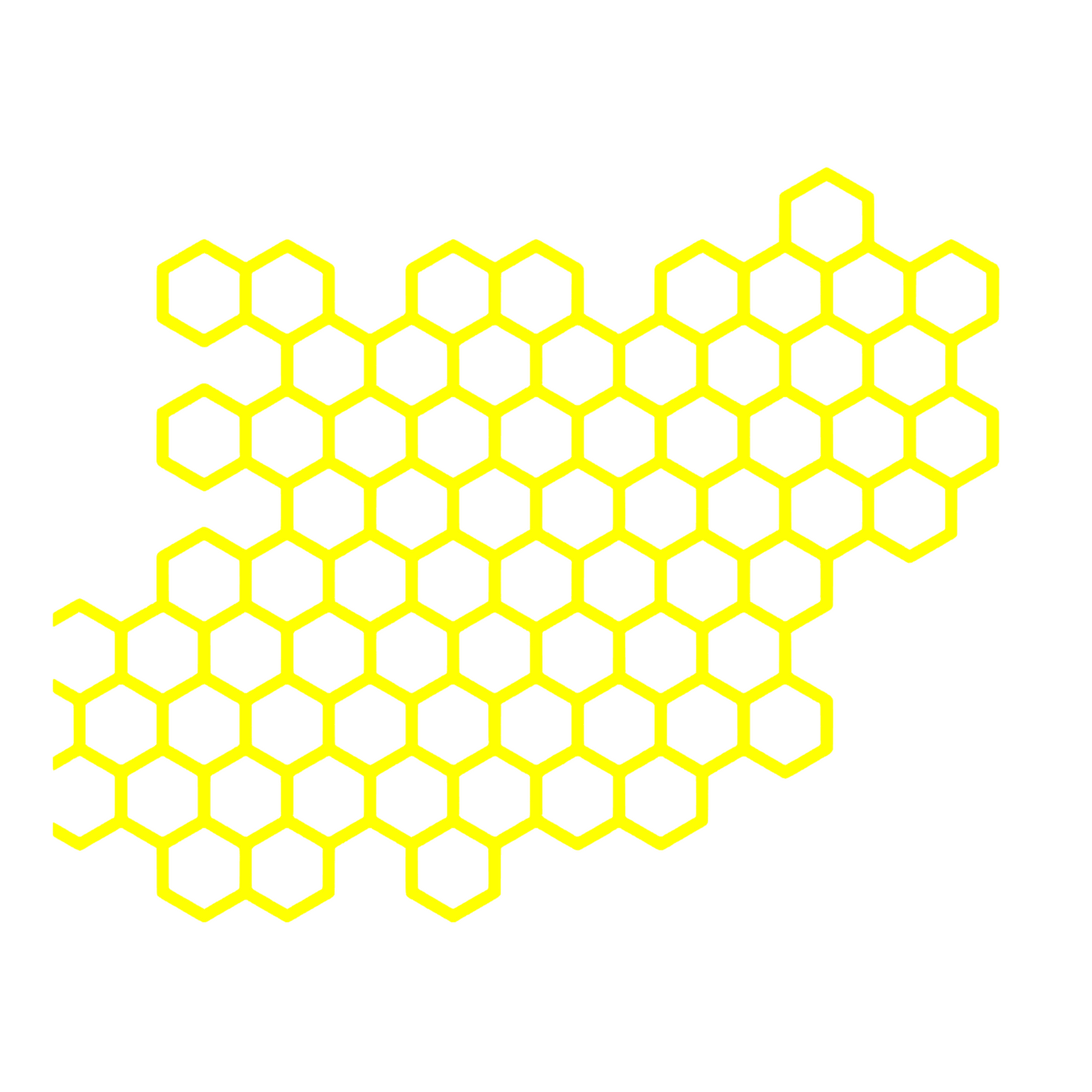 Sticker auto moto decorativ,, rezistent la apa, model hexagon