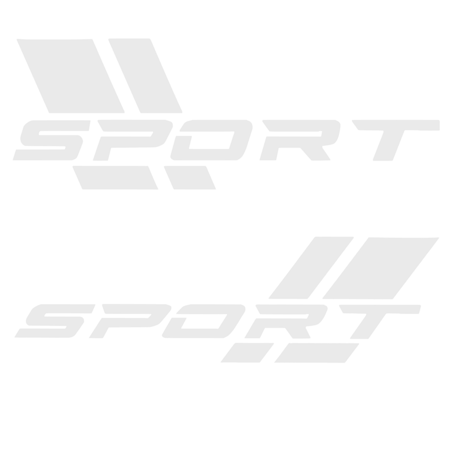 Set stickere laterale auto, model Sport, rezistente la apa si UV