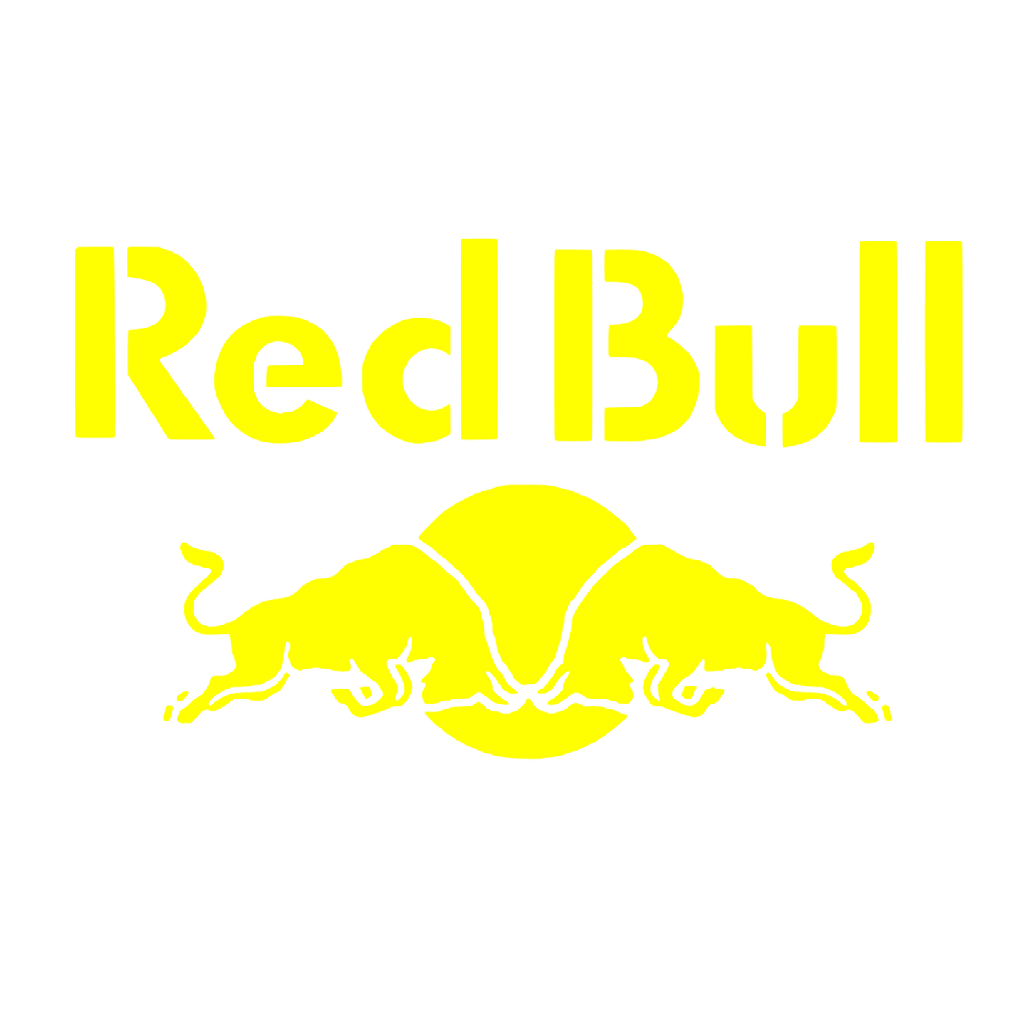Sticker auto decorativ, rezistent la apa si UV, tip Red Bull