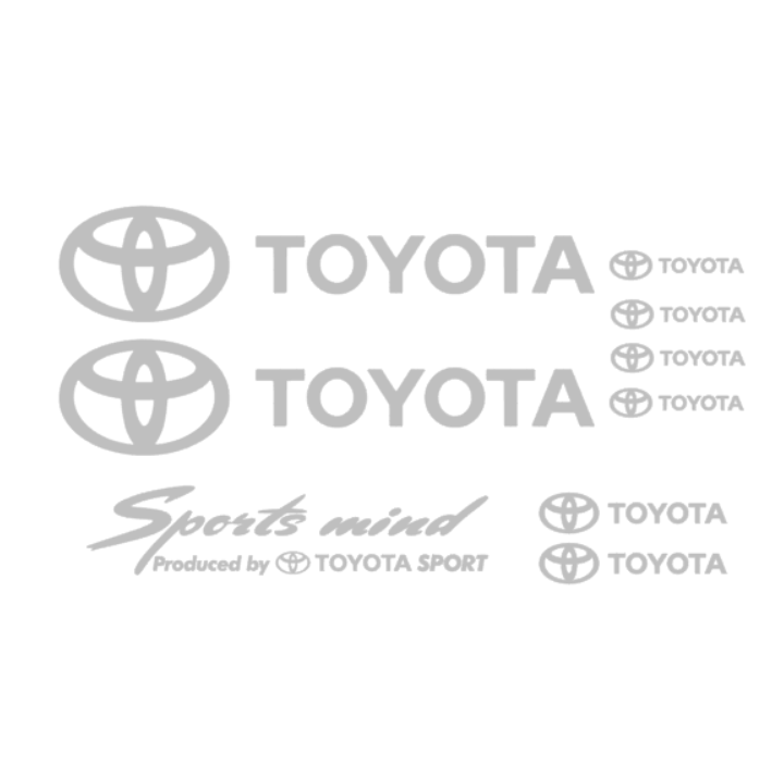 Set 9 stickere Toyota