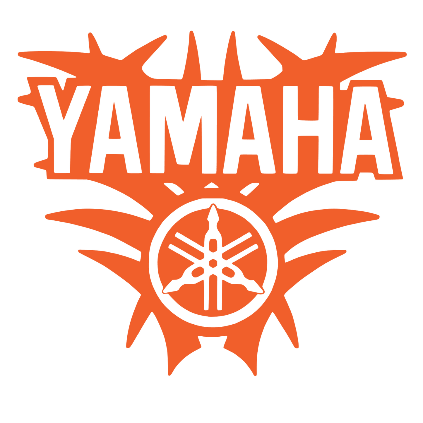 Sticker decorativ auto, moto, Yamaha, pentru rezervor