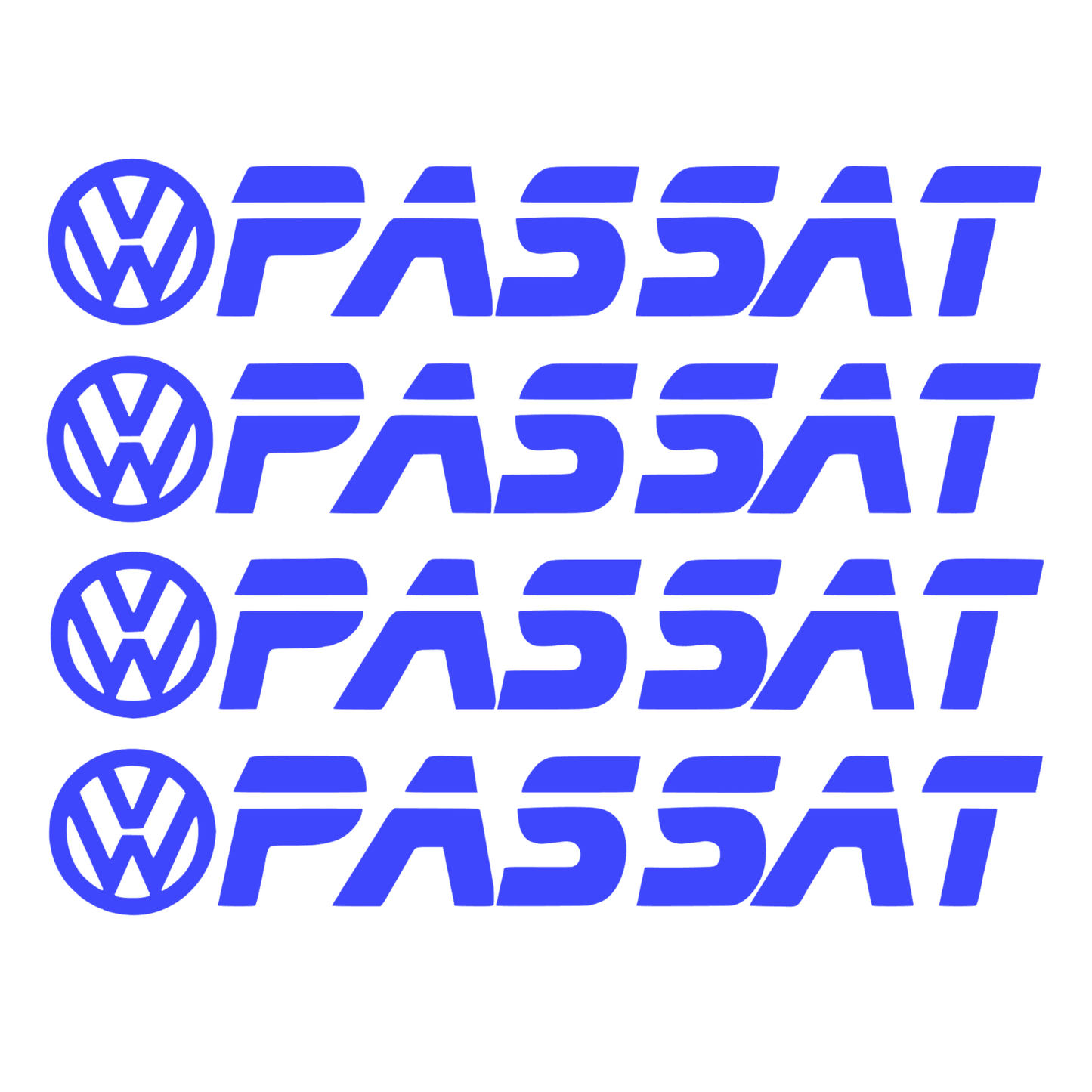 Set 4 Sticker Auto Volkswagen Passat Vw manere - etriere, 12 cm