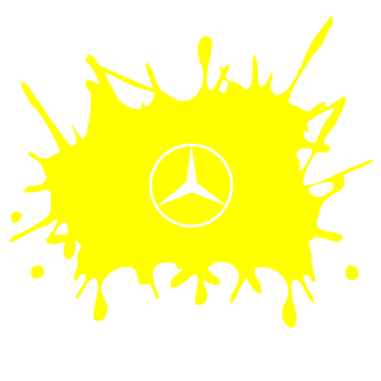 Sticker Pata Mercedes