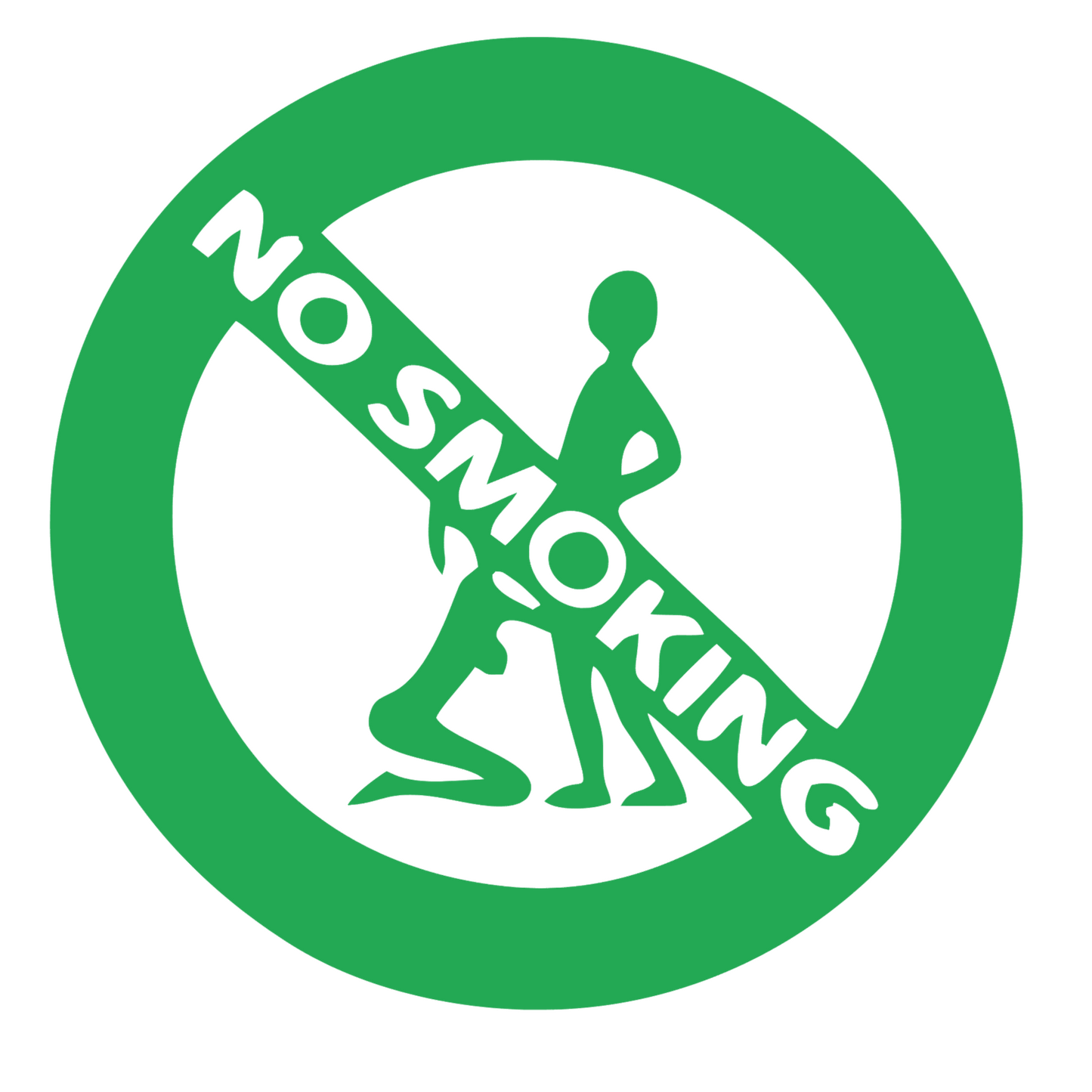 Sticker auto rezistent la apa, No smoke