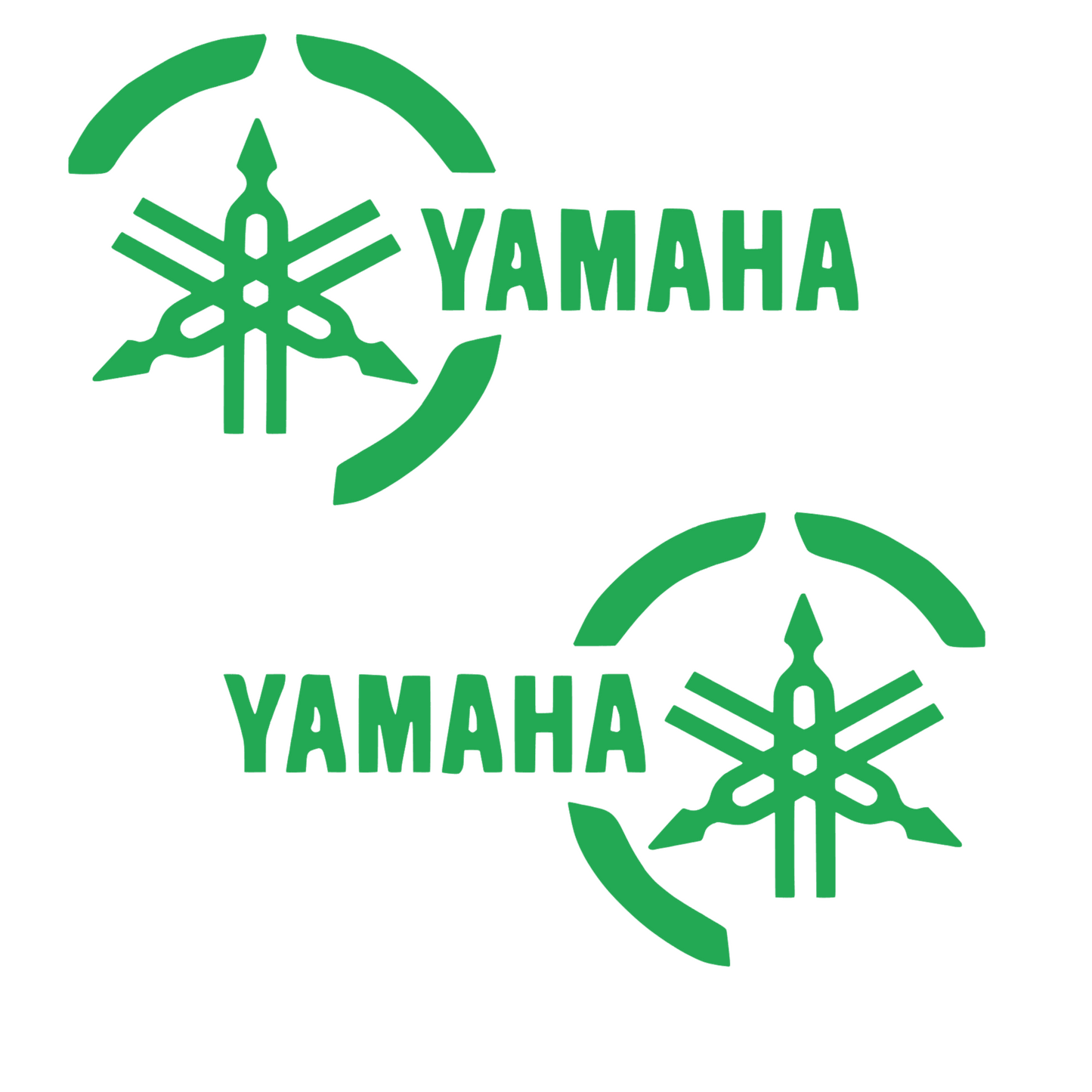 Set 2 stickere decorative, pentru auto, moto, Yamaha, stanga si dreapta