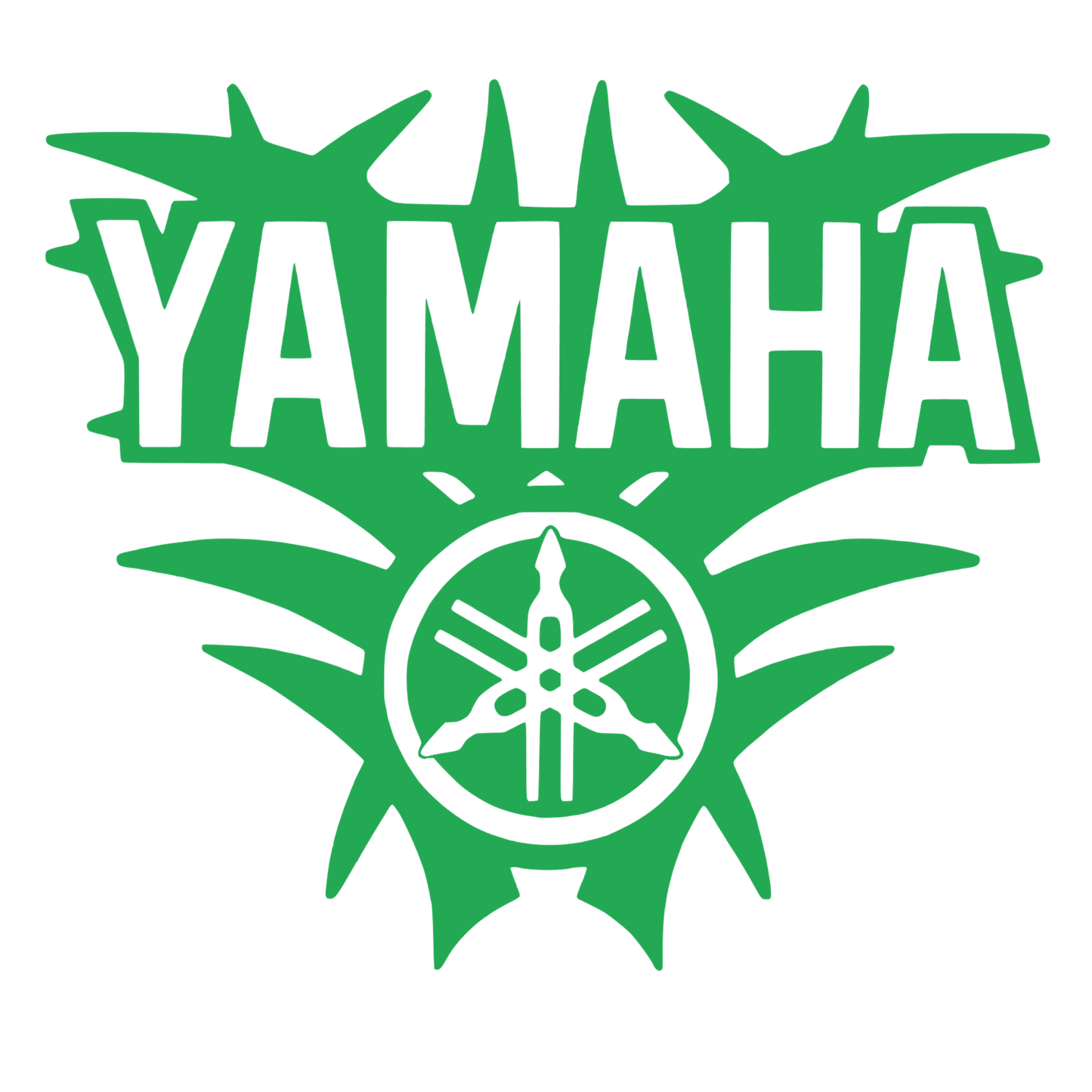 Sticker decorativ auto, moto, Yamaha, pentru rezervor