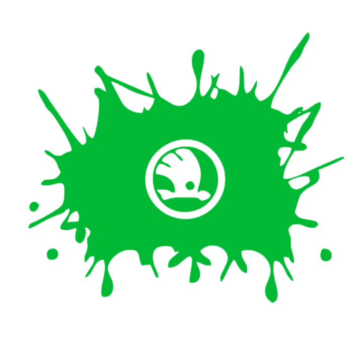 Sticker Pata Skoda