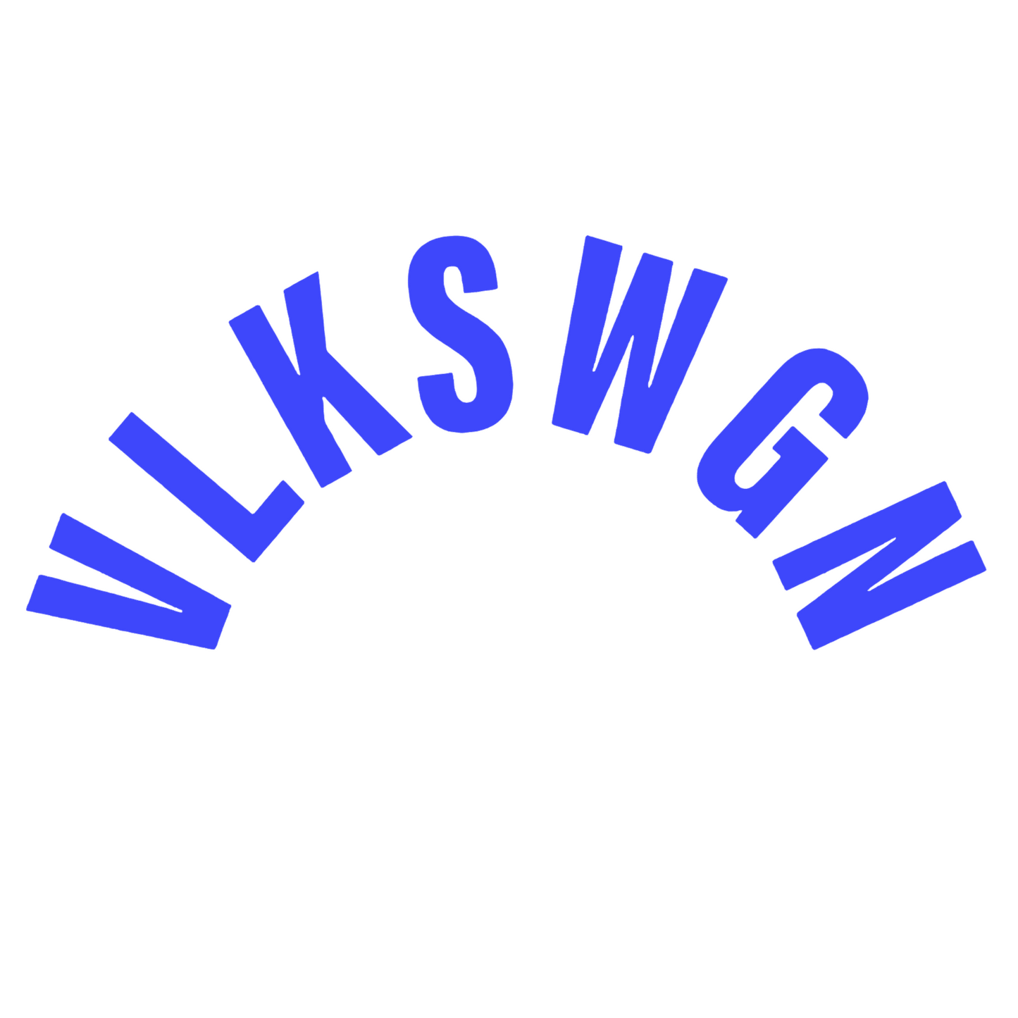 Sticker auto pentru luneta Volkswagen, V L K S W G N