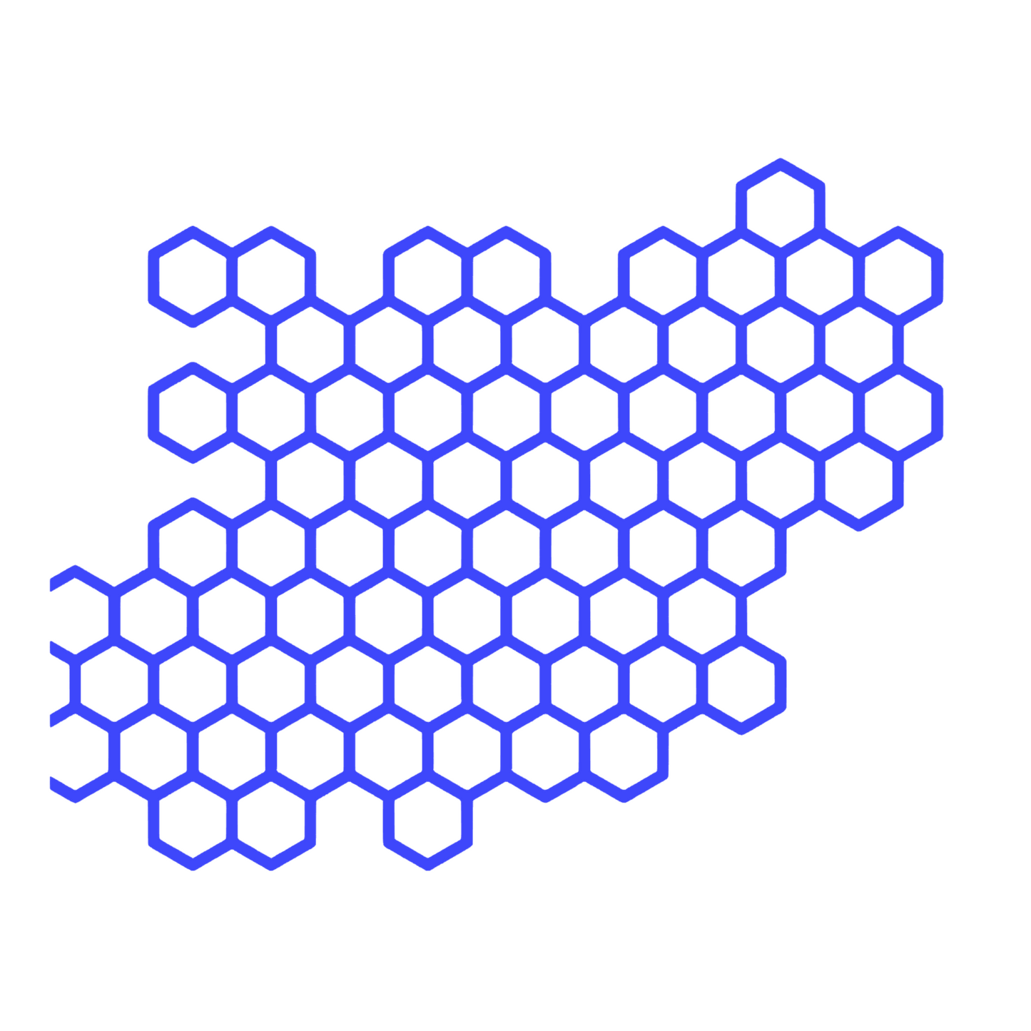 Sticker auto moto decorativ,, rezistent la apa, model hexagon