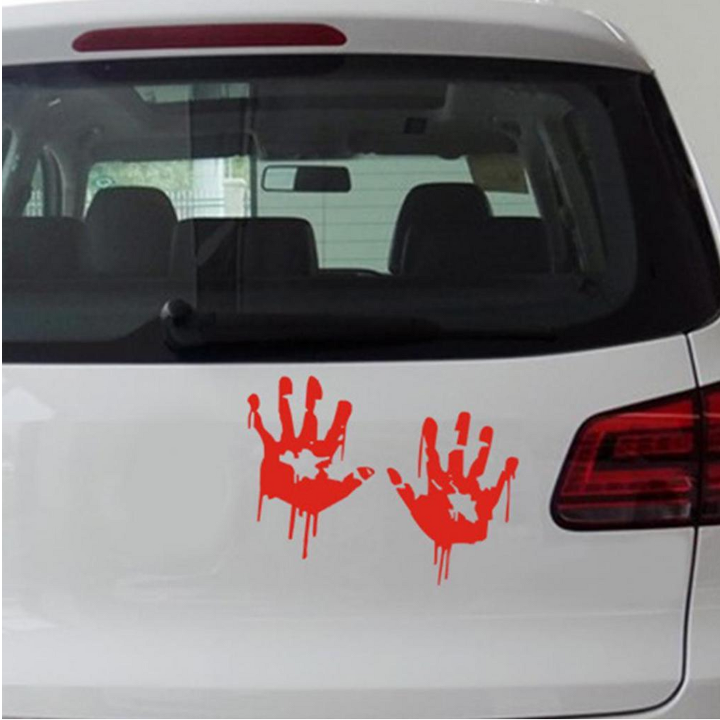 Sticker auto decorativ, rezistent, palme de Zombie