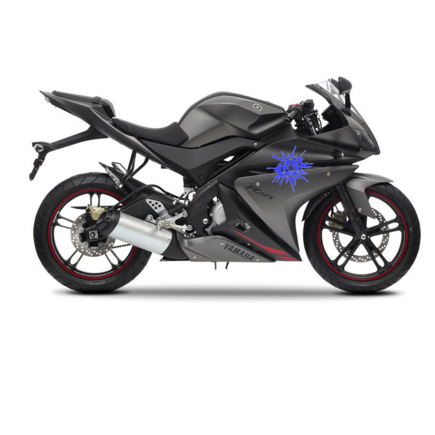 Sticker pata, decorativ, pentru auto, moto, Yamaha, pentru rezervor