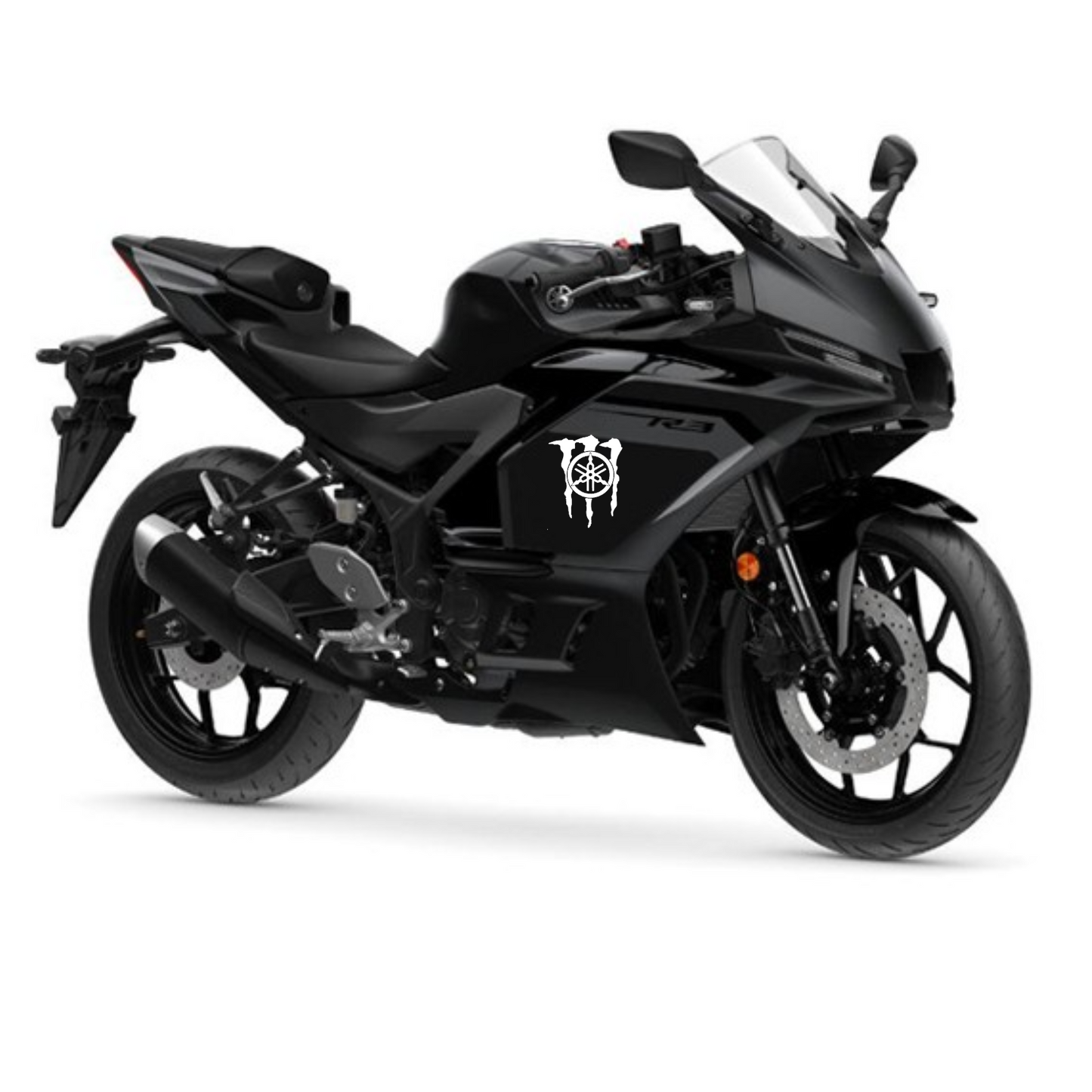 Sticker moto decorativ, Yamaha Monster